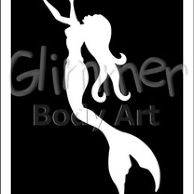 Glitter tattoo 019 Mermaid Goddess Pack Of 5 